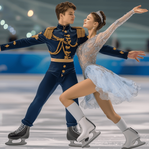 Figure Skating Ice Dance Free Dance Session OFSK06 Winter